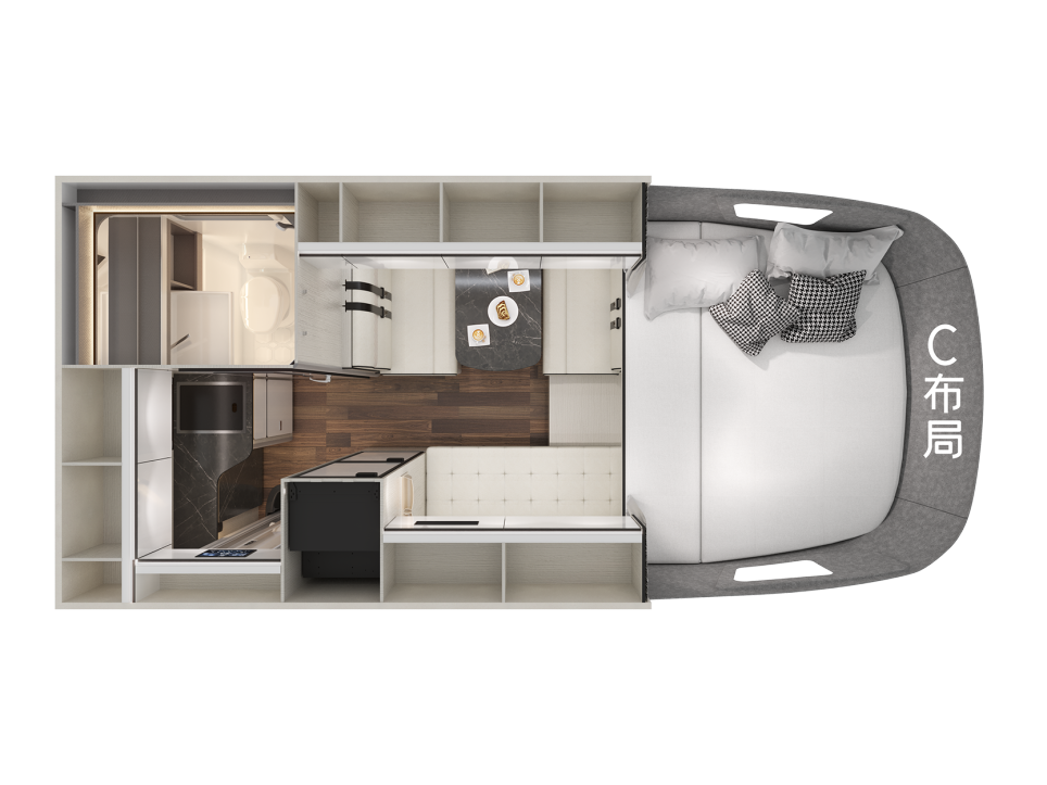 自由炮系列房車布局盤點，總有一款適合你！